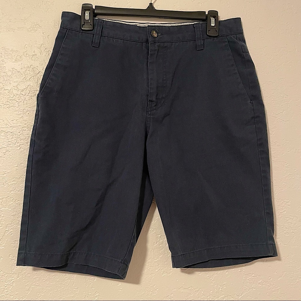 VOLCOM Corpo Class Navy Blue Casual‎ Chino Shorts  Men’s Size 30​